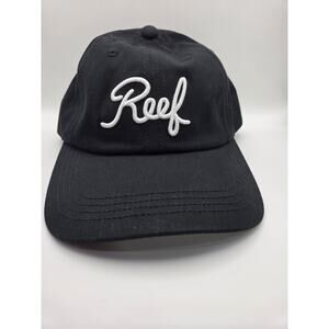 Reef Maddy Valck baseball cap featuring white script logo embroidery.